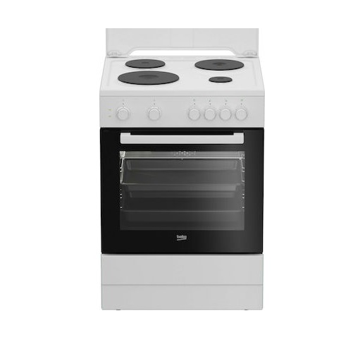 Beko FSM66001GWS Κουζίνα 72lt με Εμαγιέ Εστίες Π60εκ. Λευκή