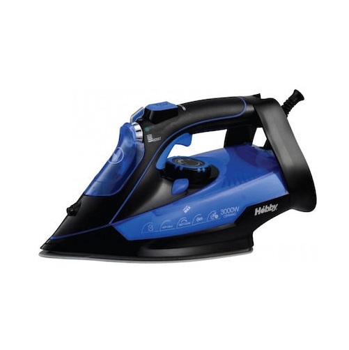 Hobby HSI-40355 Σίδερο Ατμού 3000W με Κεραμική Πλάκα και Συνεχόμενη Παροχή 30gr/min