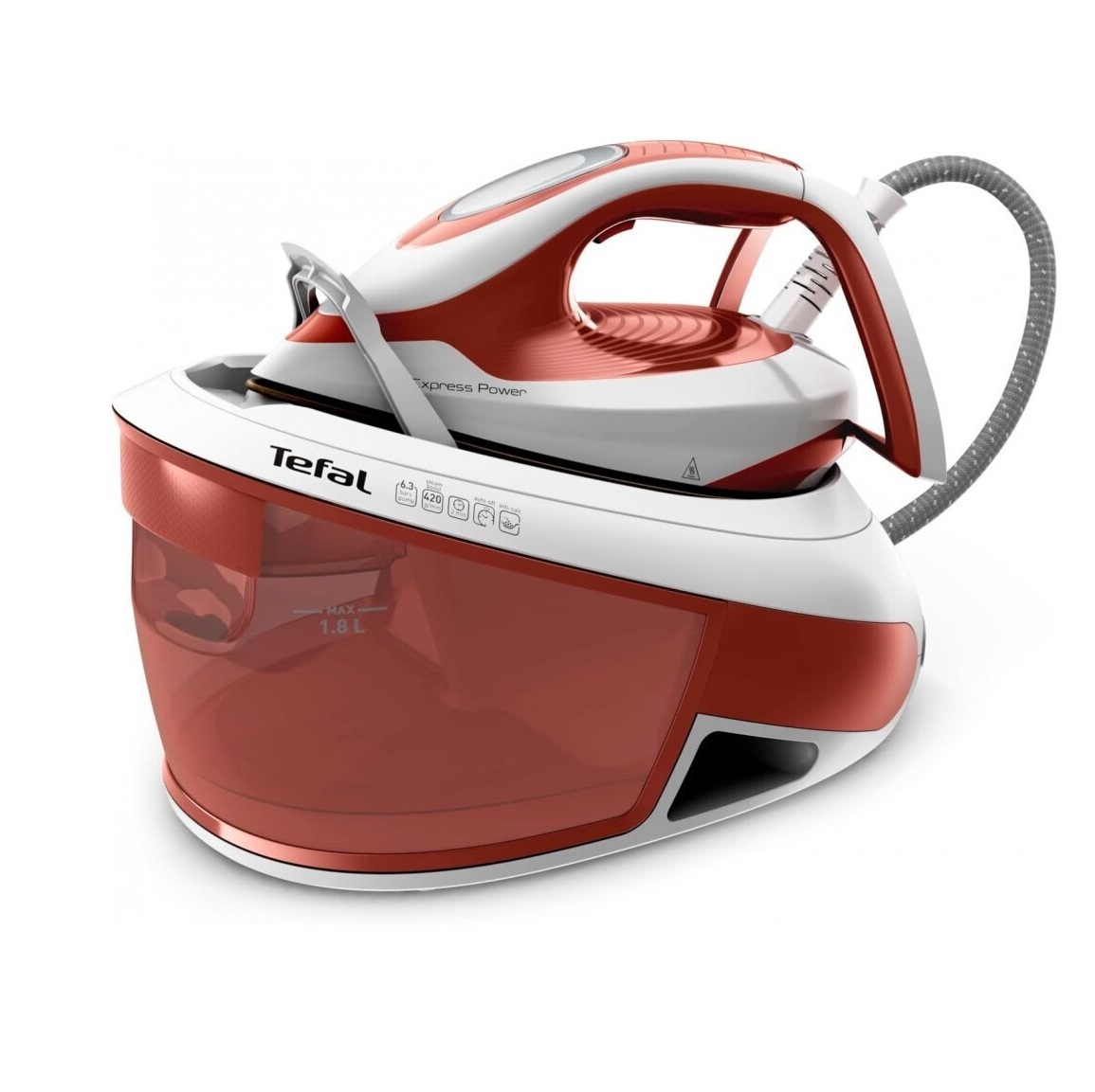 Tefal Σύστημα Σιδερώματος Πίεσης 6.3bar με Δοχείο 1.8lt