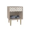 Ξύλινο Κομοδίνο Home Sonoma 40x39.5x55cm