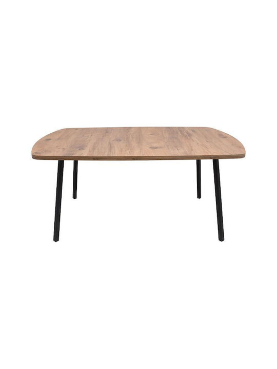Στρογγυλό Τραπεζάκι Σαλονιού P20 Ξύλινο Grey Oak Μ100xΠ65.5xΥ44εκ.