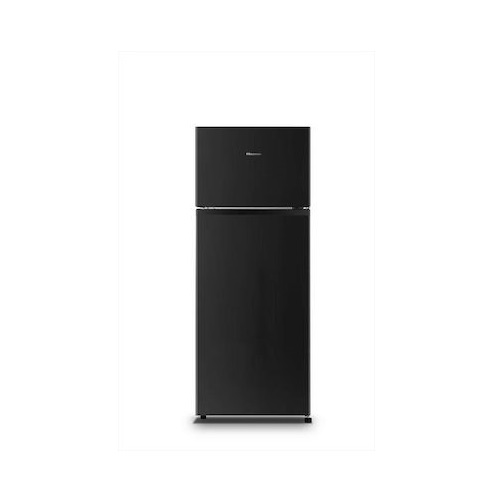 Hisense Ψυγείο Δίπορτο 206lt Υ143.4xΠ55xΒ54.2εκ. Μαύρο RT267D4ABE