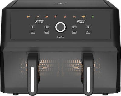 Morris MAF-1106 Air Fryer με Διπλό Αποσπώμενο Κάδο 10.4lt Μαύρο
