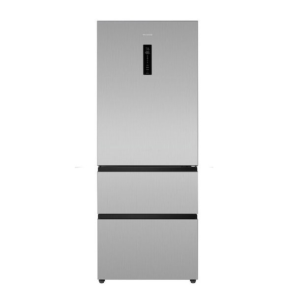 Philco Ψυγειοκαταψύκτης 420lt Total NoFrost Υ185xΠ70.3xΒ67.5εκ. Inox PRFD 490XE